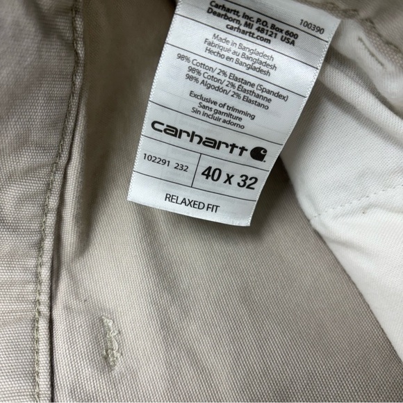Carhartt Rugged Flex Relaxed Men's Pants Sz 40x32 - Picture 9 of 12